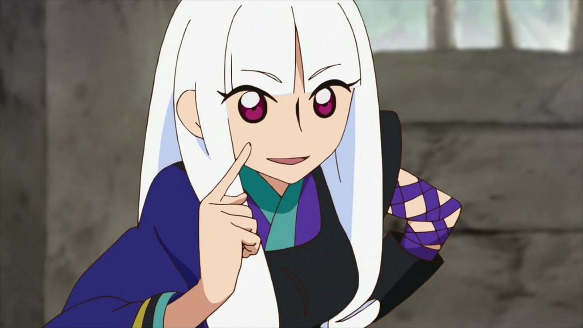 Togame as seen in Katanagatari anime (Image via White Fox)